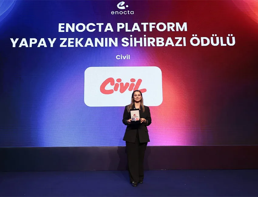 Civil, Enocta Ödül Töreninde Yapay Zekanın Sihirbazı Oldu